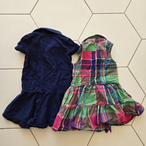 Ralph Lauren Navy Dress and Plaid Dress Set - Picture 8 of 8